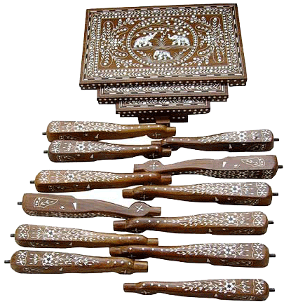 Table wooden Inlay