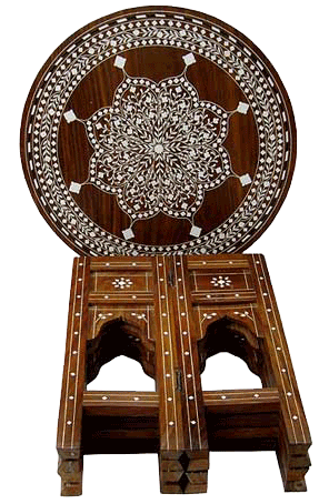 Table wooden Inlay