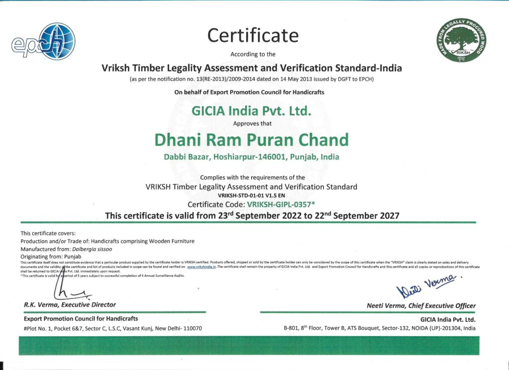 Vriksh Cert 2023