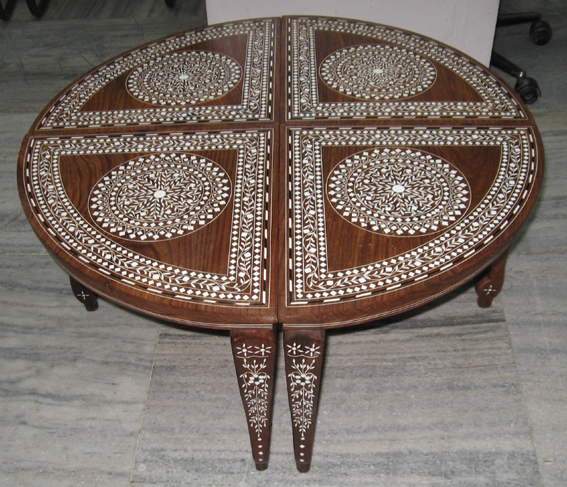Table wooden Inlay