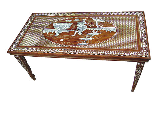 Table wooden Inlay
