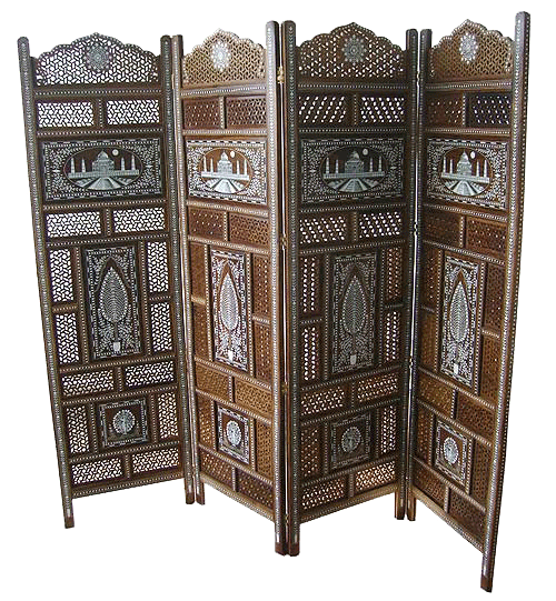 Wooden Inlay Screen